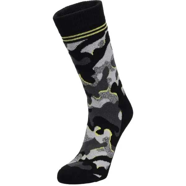 Columbia 2PP CAMOUFLAGE THERMAL CREW Pánske ponožky, čierna, veľkosť