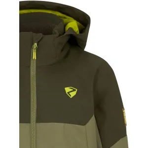 Ziener AGIMO-Z Detská lyžiarska bunda, khaki, veľkosť