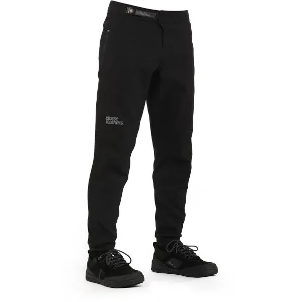 HORSEFEATHERS Bike nohavice Stoker - black BLACK velikost 30