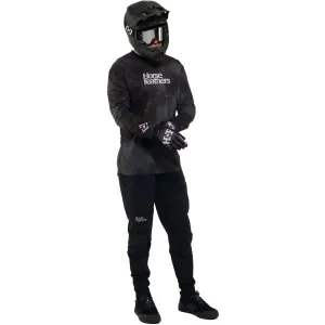 HORSEFEATHERS Bike nohavice Stoker - black BLACK velikost 30