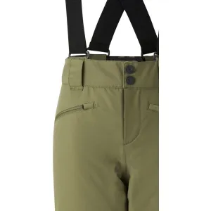 Ziener AXI-Z Detské lyžiarske nohavice, khaki, veľkosť