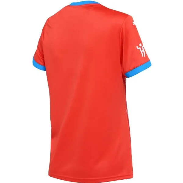 Puma CZECH HANDBALL JERSEY W HOME Dámsky športový dres na hádzanú, červená, veľkosť
