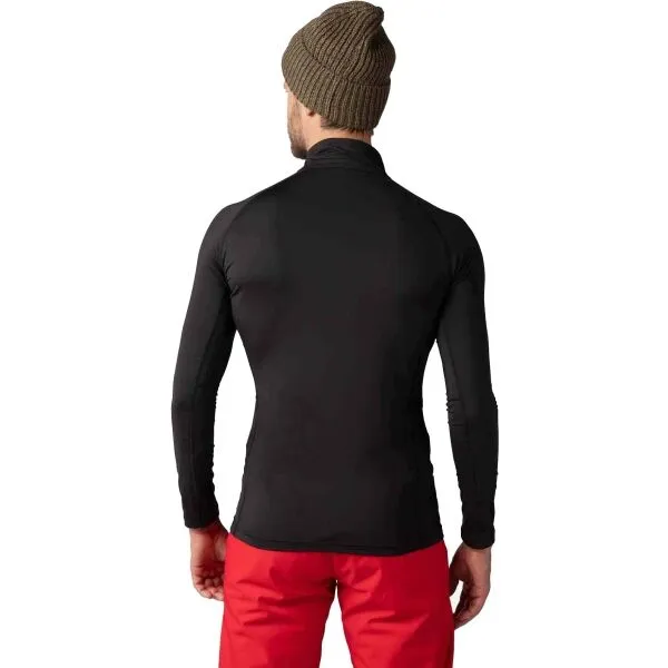 Rossignol CLASSIQUE 1/2 ZIP Pánsky rolák, čierna, veľkosť