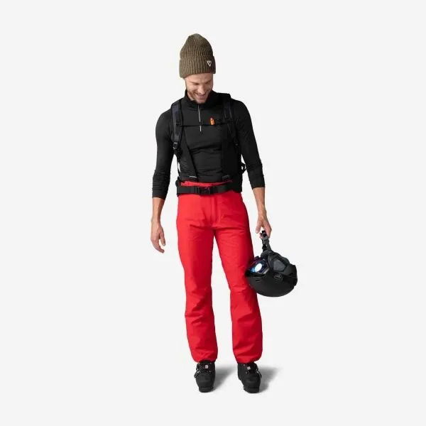 Rossignol CLASSIQUE 1/2 ZIP Pánsky rolák, čierna, veľkosť