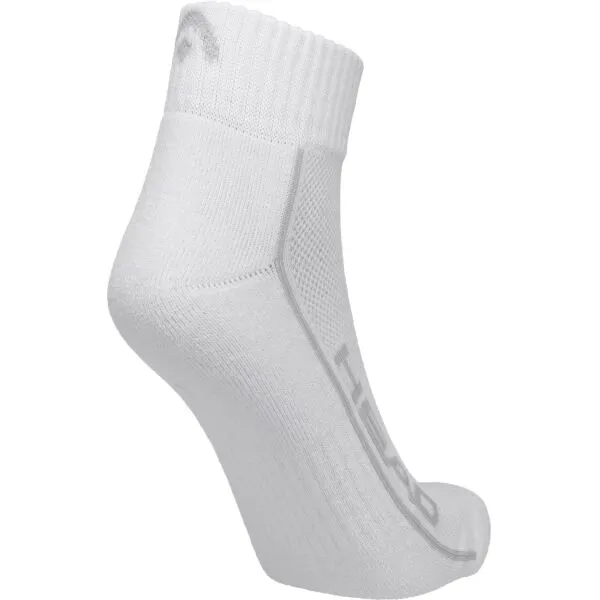 Head ALL SPORTS PERFORMANCE QUARTER 2P Unisex ponožky, biela, veľkosť 35-38
