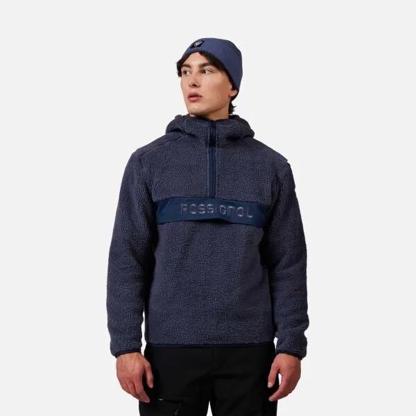Rossignol ALLTRACK ANORAK FLEECE Flísová bunda, tmavo modrá, veľkosť