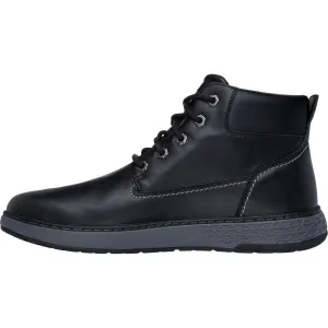 Skechers GARLAN - DENO Pánska zimná obuv, čierna, veľkosť