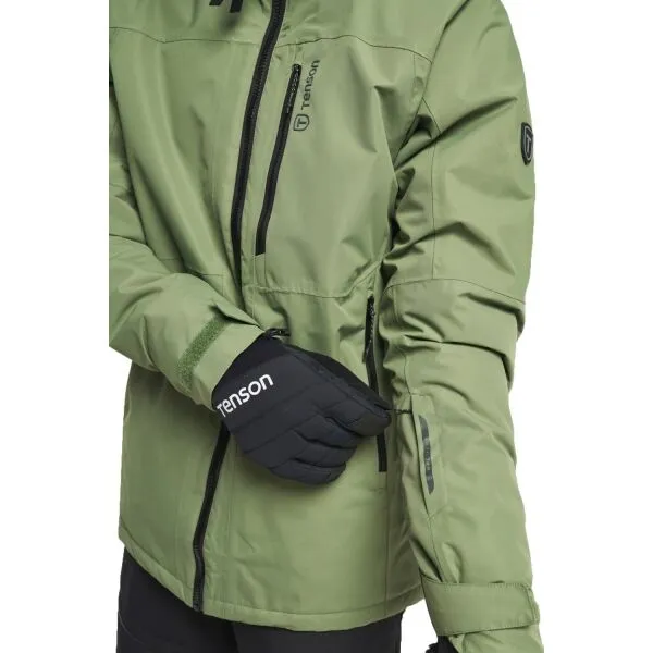 TENSON NISEKO SKI JACKET MEN Pánska lyžiarska bunda, svetlo zelená, veľkosť