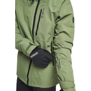 TENSON NISEKO SKI JACKET MEN Pánska lyžiarska bunda, svetlo zelená, veľkosť