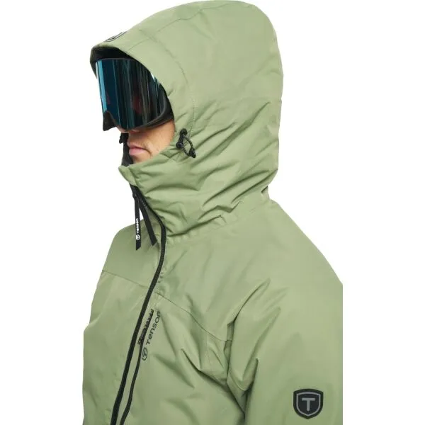 TENSON NISEKO SKI JACKET MEN Pánska lyžiarska bunda, svetlo zelená, veľkosť