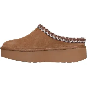 Skechers KEEP COZY - COZY CASCADE Dámske šľapky, hnedá, veľkosť