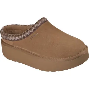 Skechers KEEP COZY - COZY CASCADE Dámske šľapky, hnedá, veľkosť