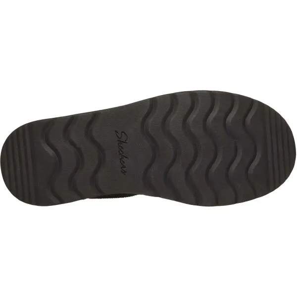 Skechers KEEP COZY - COZY CASCADE Dámske šľapky, čierna, veľkosť