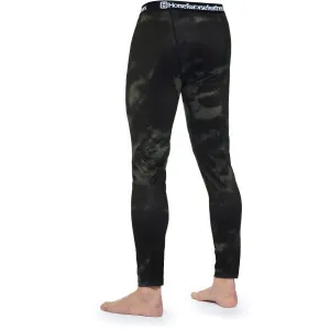 HORSEFEATHERS Termo nohavice Riley - olive tie dye velikost S