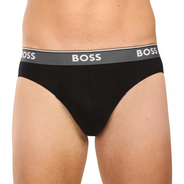 3PACK pánske slipy BOSS viacfarebné (50531681 962) L