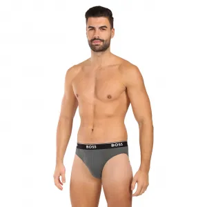 3PACK pánske slipy BOSS viacfarebné (50531681 962) L