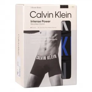 3PACK pánske boxerky Calvin Klein čierne (NB3612A-ZDH) M, trenky