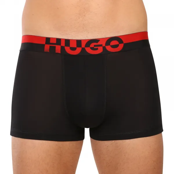 3PACK pánske boxerky HUGO čierna (50545667 002) M, trenky