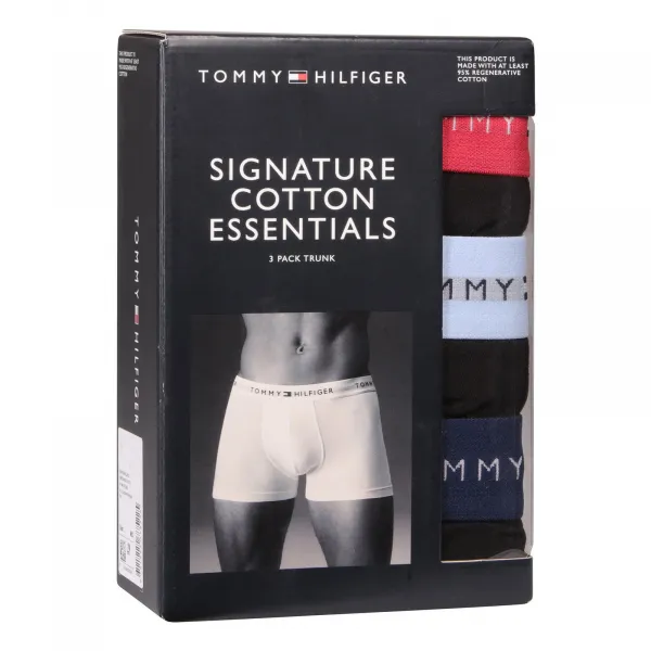3PACK pánske boxerky Tommy Hilfiger čierne (UM0UM02763 0T8) M, trenky