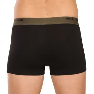 5PACK pánske boxerky HUGO čierne (50532619 003) M, trenky
