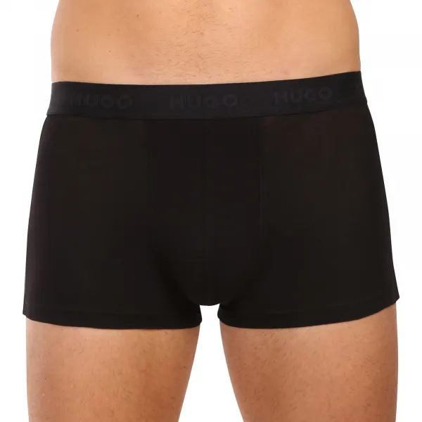 3PACK pánske boxerky HUGO čierne (50532611 009) L, trenky