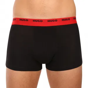 5PACK pánske boxerky HUGO čierne (50532619 003) M, trenky