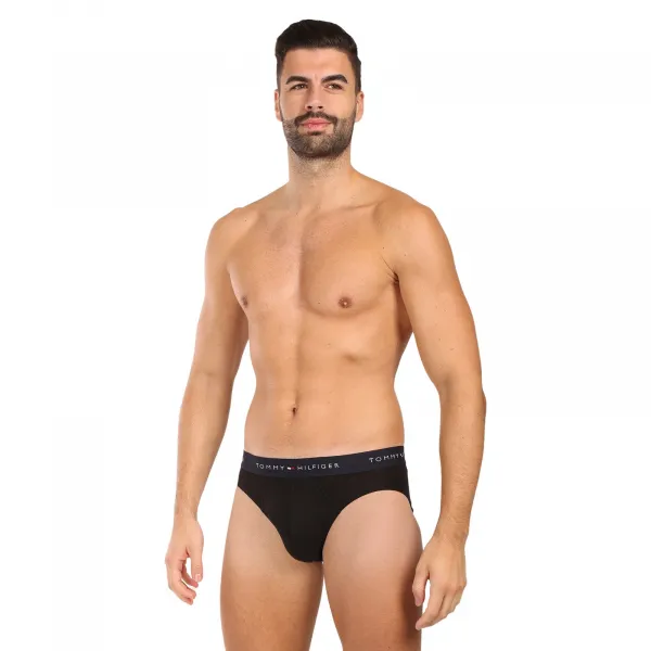 3PACK pánske slipy Tommy Hilfiger čierne (UM0UM03471 0T5) M