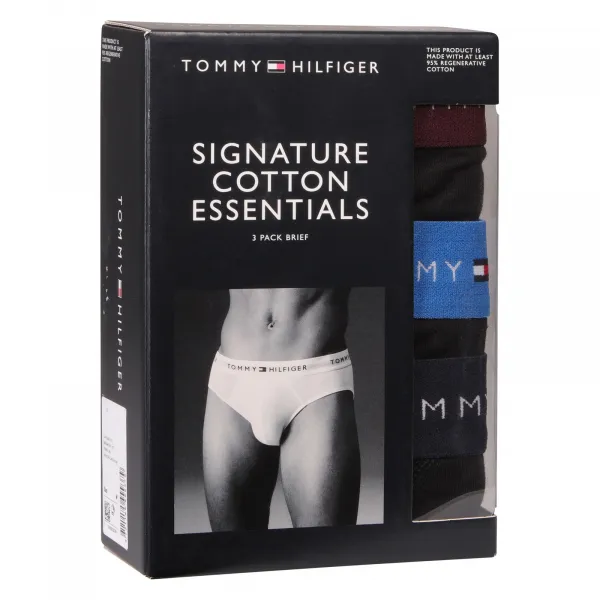 3PACK pánske slipy Tommy Hilfiger čierne (UM0UM03471 0T5) M