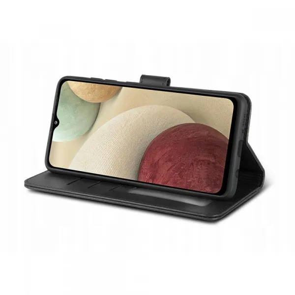 Tech-Protect Wallet knižkové kožené puzdro na Motorola Moto G22 / E32 / E32S, čierne