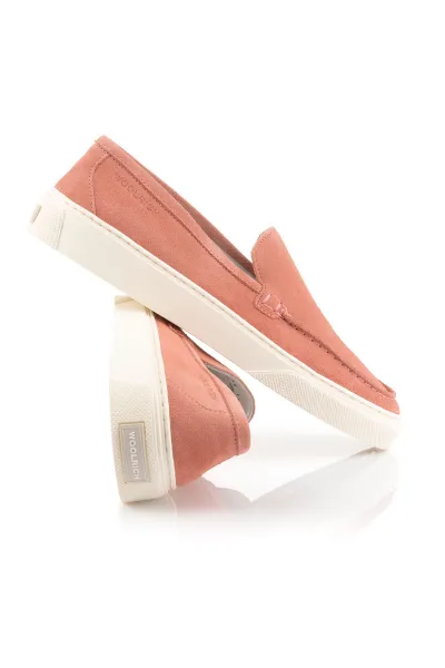 Poltopánky Woolrich Slip On Loafer Women Camoscio Pink