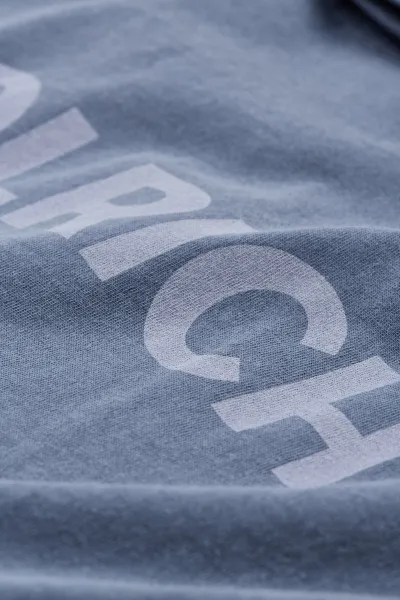 Tričko Woolrich Light Garment Dyed T-Shirt Aviation