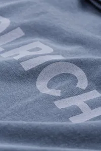 Tričko Woolrich Light Garment Dyed T-Shirt Aviation