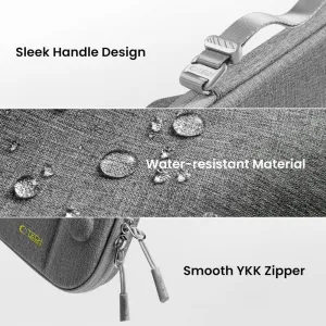 Tech-Protect Slim Pouch puzdro na Nintendo Switch 2, šedé