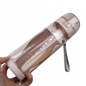 Livefy fľaša na vodu Fitcup 600 ml, ružová