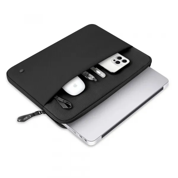 Tech-Protect Sleeve Plush obal na notebook 15-16'', čierny