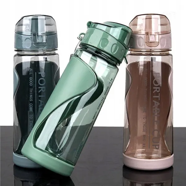 Livefy fľaša na vodu Fitcup 600 ml, ružová