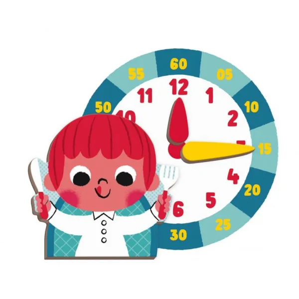 Magnetická kniha skladačka Hodiny