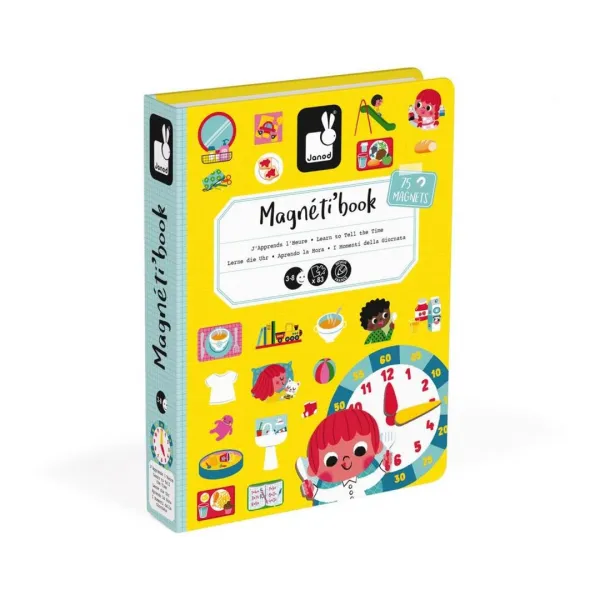 Magnetická kniha skladačka Hodiny
