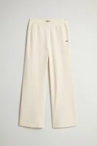 Tepláky Woolrich Super Soft Interlock Sweatpant Milky Cream