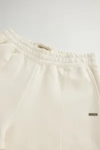 Tepláky Woolrich Super Soft Interlock Sweatpant Milky Cream