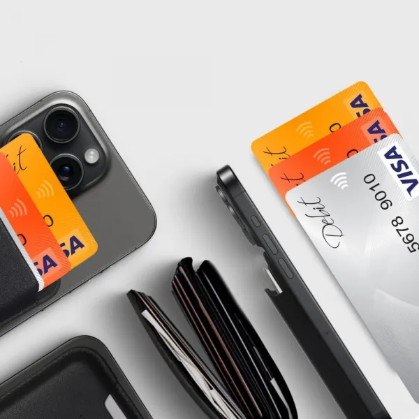 Tech-Protect MagWallet MagSafe obal na kartu na mobil, hnedý