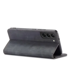 MG Magnet Fancy knižkové kožené puzdro na Samsung Galaxy S22 Plus, čierne