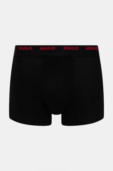 5PACK pánske boxerky HUGO čierne (50532619 003) M, trenky