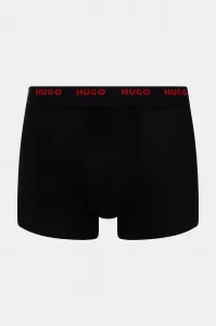 5PACK pánske boxerky HUGO čierne (50532619 003) M, trenky