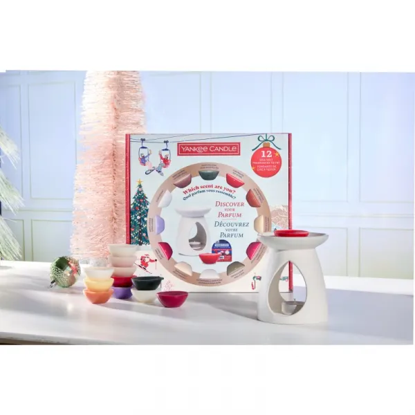 Yankee Candle Christmas Collection Aromalamp & 12 Wax Melts darčeková sada