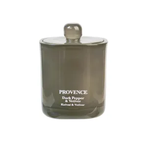 Vonná sviečka v skle PROVENCE 25 hodín korenie vetiver