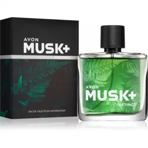Avon Musk+ Instinct toaletná voda pre mužov 75 ml