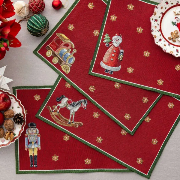Súprava gobelínových prestieraní Toy's Delight Anniversary, 4 ks, 48 ​​x 32 cm - Villeroy & Boch
