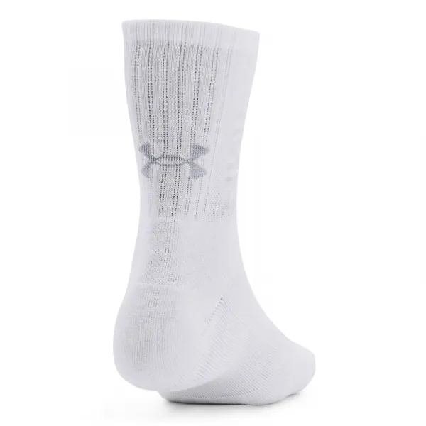 Ponožky UNDER ARMOUR UA 3-Maker 3 pack Mid-Crew-WHT-1373084-100