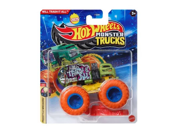 Hot Wheels Monster trucks kaskadérske kúsky Fast and Furious Skyline GT R